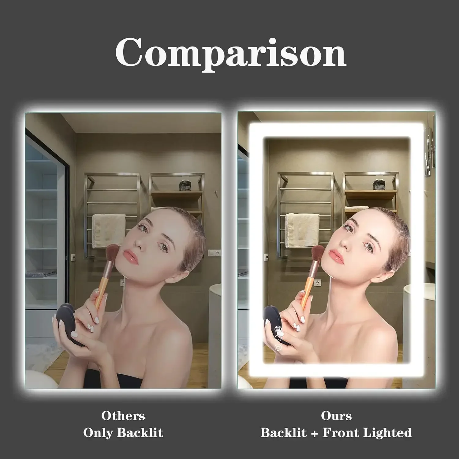 Commercial LED Fashion Bathroom Mirror 24