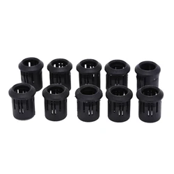 10pcs basi per lampade in plastica nera supporto per diodo per lampada a LED supporto per presa con cornice a Clip nera 3mm/5mm/8mm