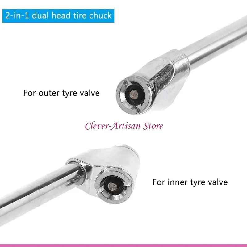 E06B 2 chiều Kết nối nặng Duty Air Chuck Set-1/4 inch NPT Dual cho đầu không khí Chuck Lốp xe đo & khí nén không khí