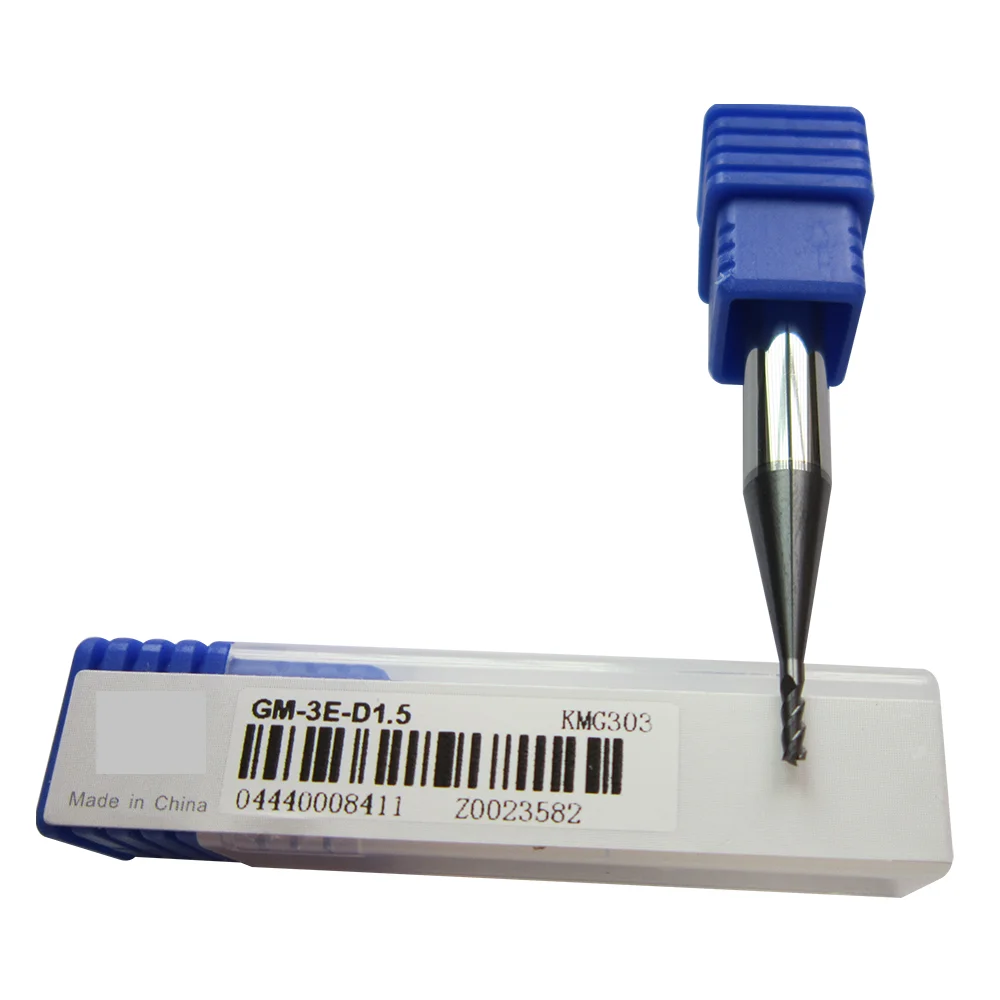 ZCC GM-3E-D1.0 GM-3E-D1.5 GM-3E-D2.0 GM-3E-D2.5 GM-3E-D3.0 GM-3E-D3.5 GM-3E-D4.0 طحن كربيد صلب سلسلة GM مطحنة نهاية GM-3E