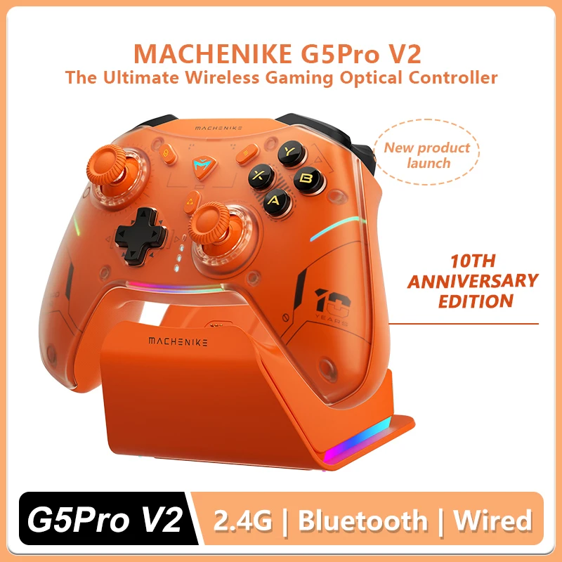 New G5Pro V2 Optical Gamepad controller Hot Swap JS20 TMR Joystick Wireless Bluetooth Body Trigger 10th  Anniversary  Edition