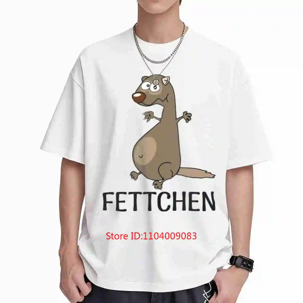 Funny Fat Ferret Short Sleeve Tee 100% Cotton T-Shirt