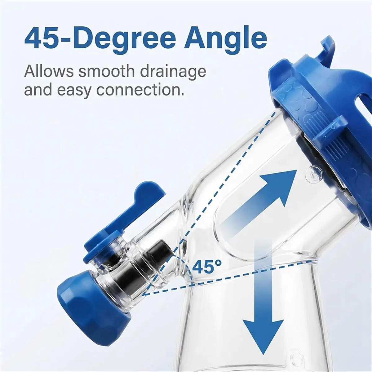 RV Tank Rinser Reverse Flush Adapter for Black Tank Cleaning,Fresher Tank,Backflow Preventer Included