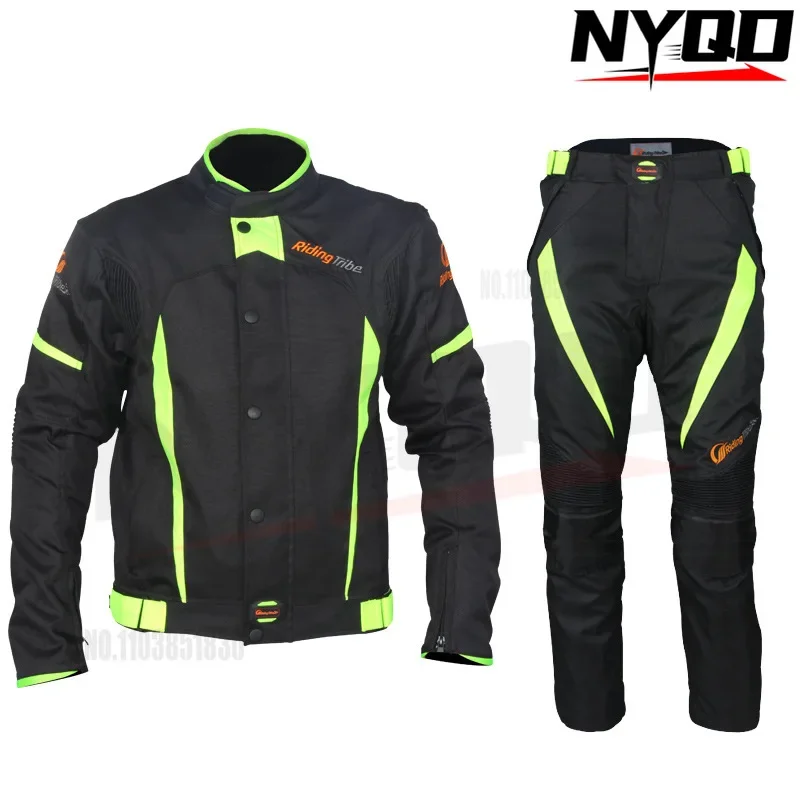 Riding Tribe motorcycle riding suit set waterproof anti fall warm motorcycle clothing 4 seasons winter motorcycle suit