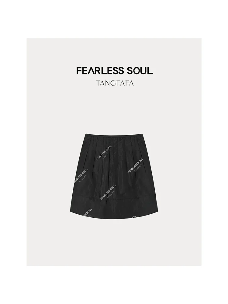 

Юбка-миди Tfa A-Line плиссированная женская с эластичной талией, простой дизайн, для повседневной носки, средняя талия, из других материалов и тканей