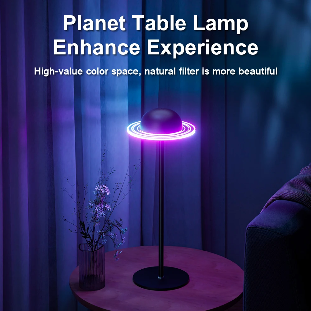 

Gaming Room Mood Lamp RGB Music Sync Touch Control -Rechargeable LED Night Light Table Lamp for Room Bar Wine Bottle Party Decor
