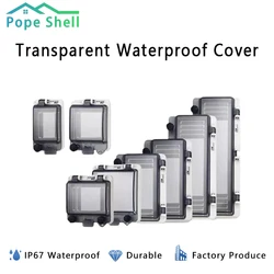 IP67 Circuit Breaker Transparent Waterproof Box Window Distribution Box Protect Window Cover Monitor Observation Window Switch