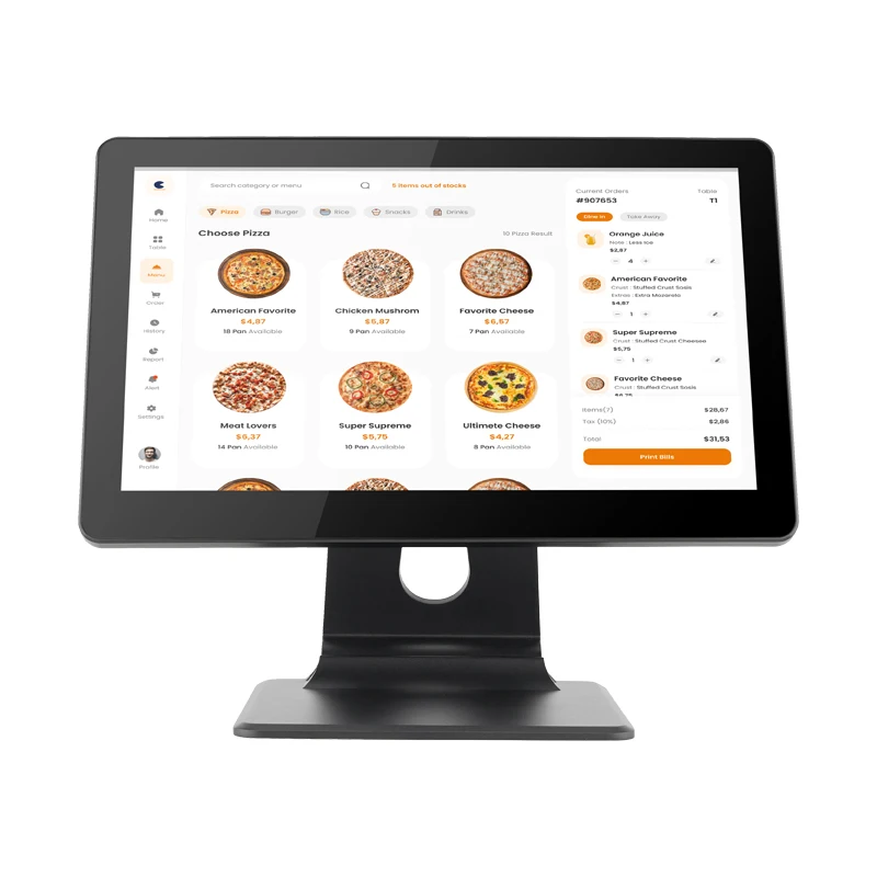 Windows 10 Capacitive Touch Screen Systems Cash Register Systems  Machine Terminal All-in-One Computer