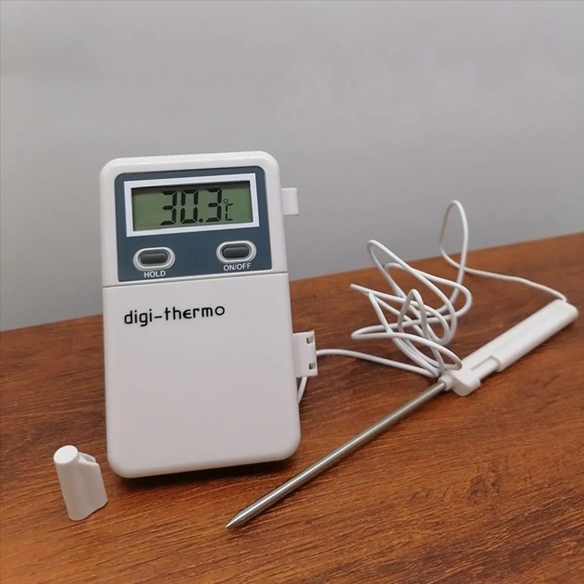 618 Mega Sale-Multifunctional Electronic Thermometer LCD Digital Temperature Detector External Sensor Thermometer for Kitchen Ba