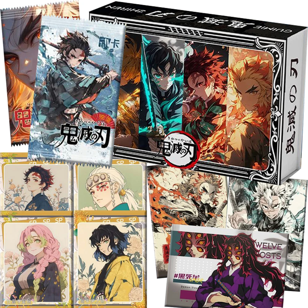 

Demon Slayer Hot-blooded Collection Cards Popular High Scoring Anime Work Character SSR SP UR Portrait Cards Children Hobby Gift