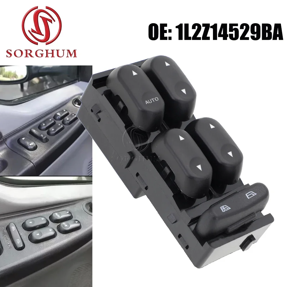 

Front Left Window Electric Power Master Switch Glass Lifter for Ford EXPLORER EXCURSION F-250 F-350 1L2Z-14529-BA 1L2Z14529BA