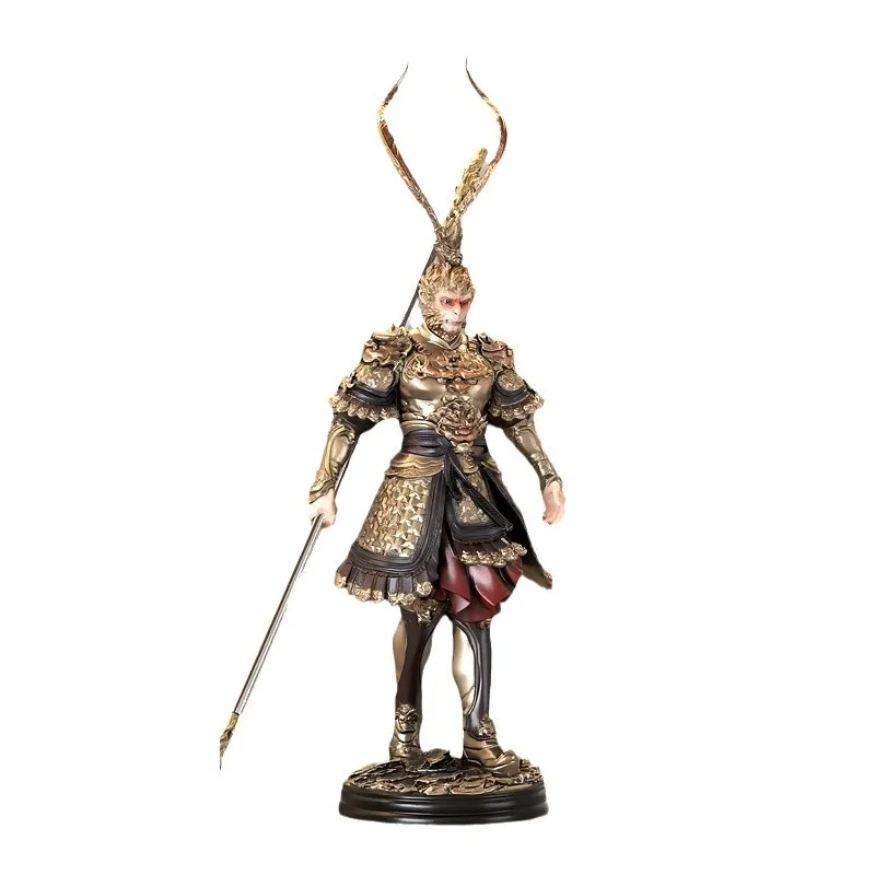 ZZ 2026 Great Sage Sun Wukong Sculpture Monkey King Model Home Entrance Office Decoration Housewarming Craft Gift