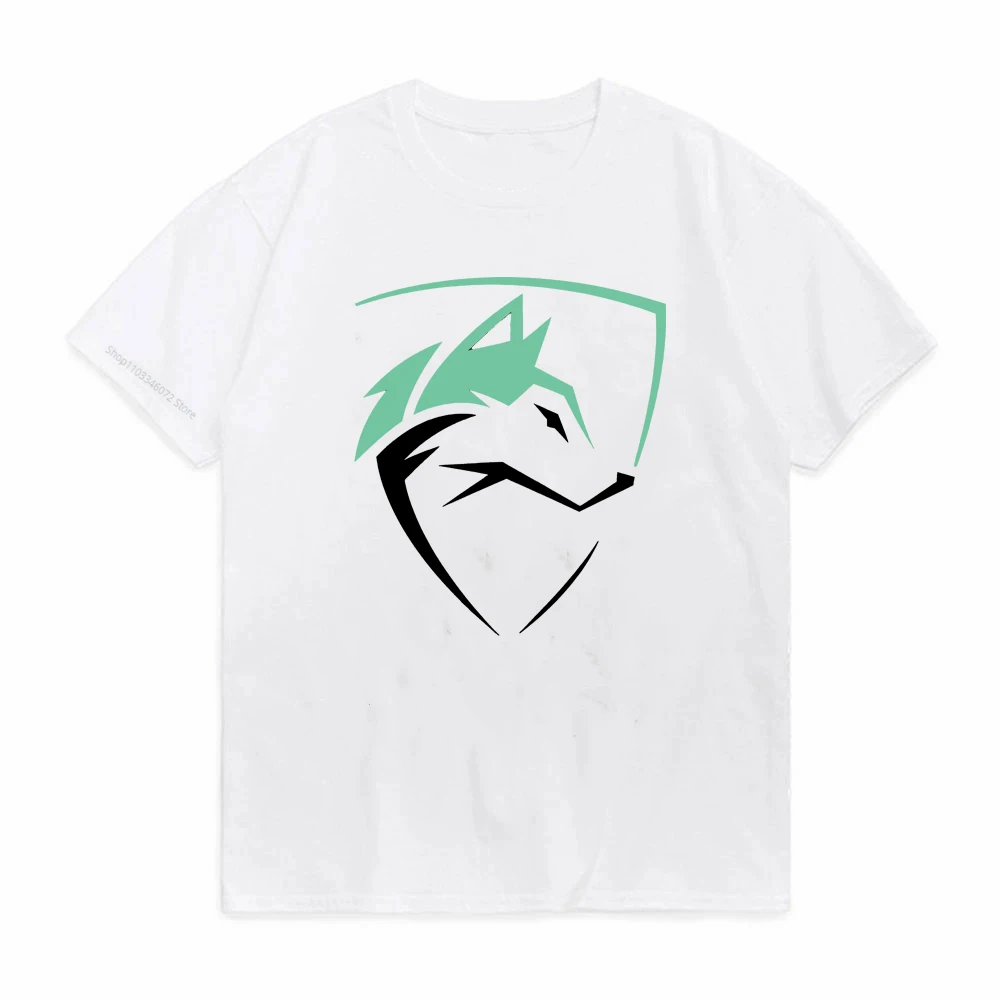 Wolf Head Shield Design T-shirt fashion Graphic tshirt Men Women causal Short Sleeve tee Men's Sportswear Style top tees