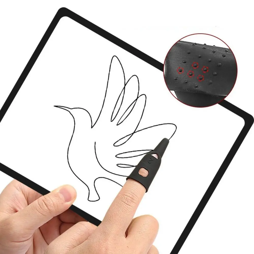 Silikon Touch Finger Abdeckung Hohe Präzision Empfindlichkeit Universal Stylus Bildschirme Stifte Multifunktional