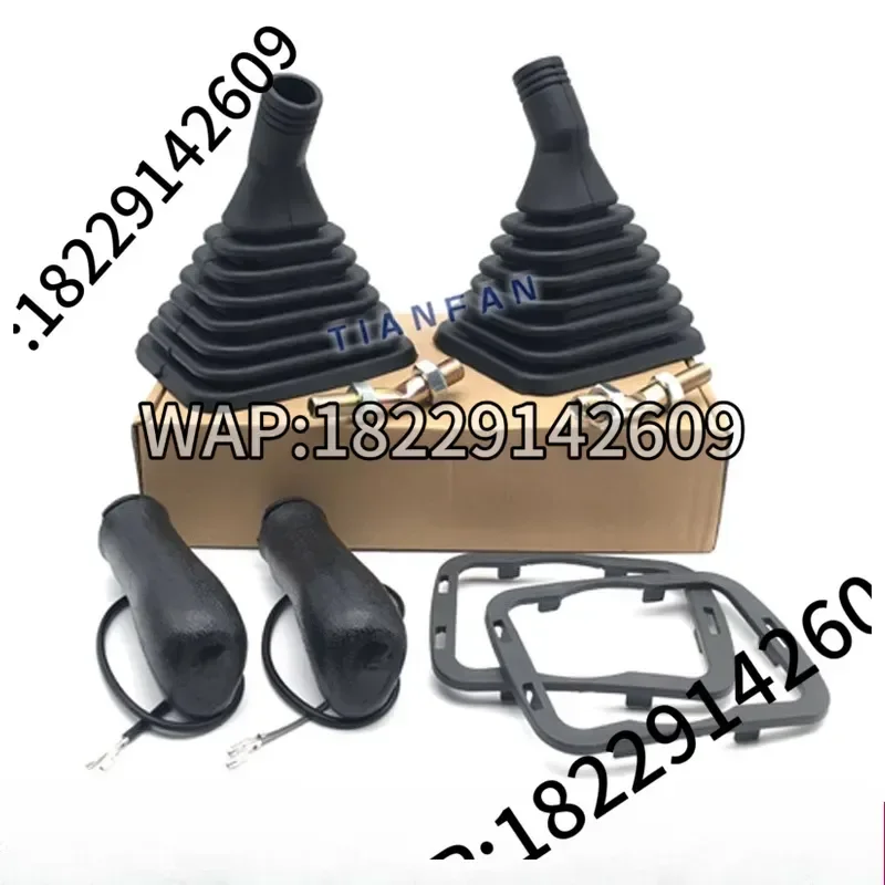 Excavator parts for Sany handle glue SY60 75 135 205 215 235-8-9 joystick dust jacket assembly