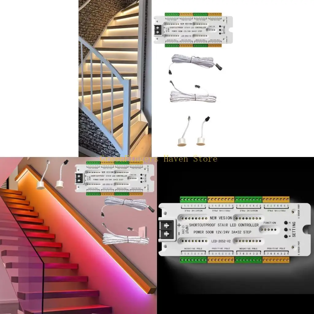 

F68D 32 Channel Stair LED Motion Automatic 12V 24V LED Motion
