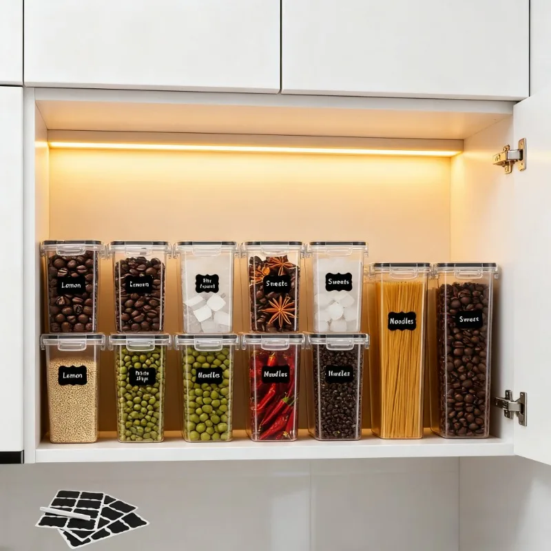 

Набор из 12 портативных и штабелируемых герметичных контейнеров для хранения продуктов, многофункциональные, непротекаемые и многоразовые емкости для хранения продуктов