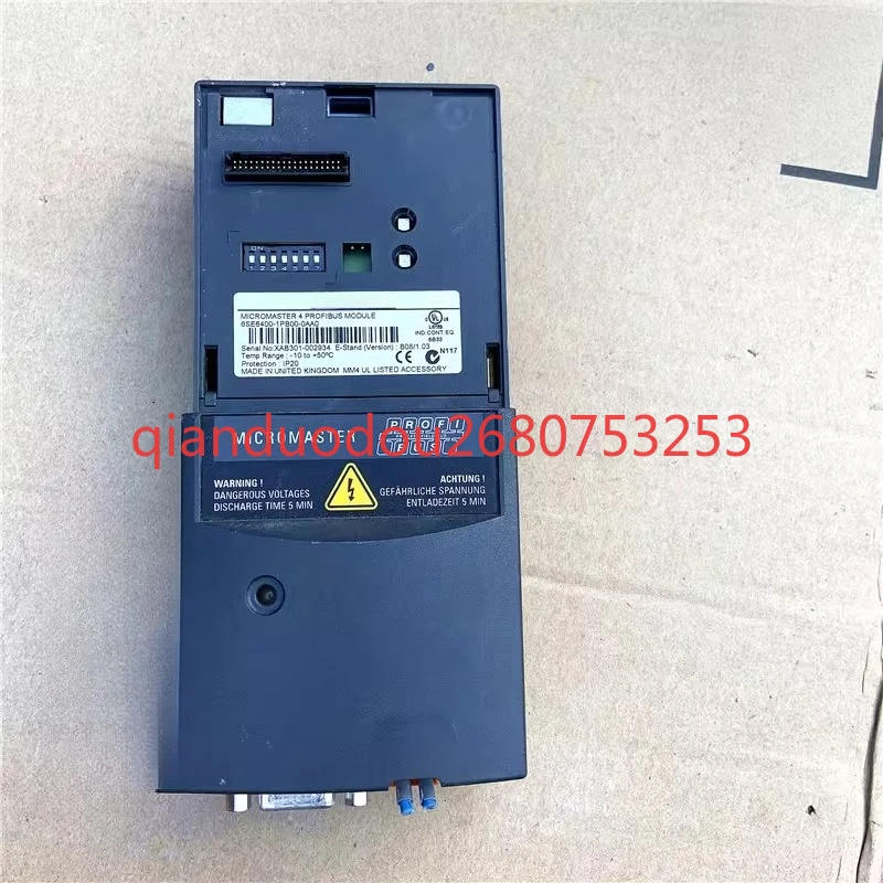 

6SE6400-1PB00-0AA0 подходит для коммуникационной платы BUS-DP инверторов Siemens серий M430 и 440.