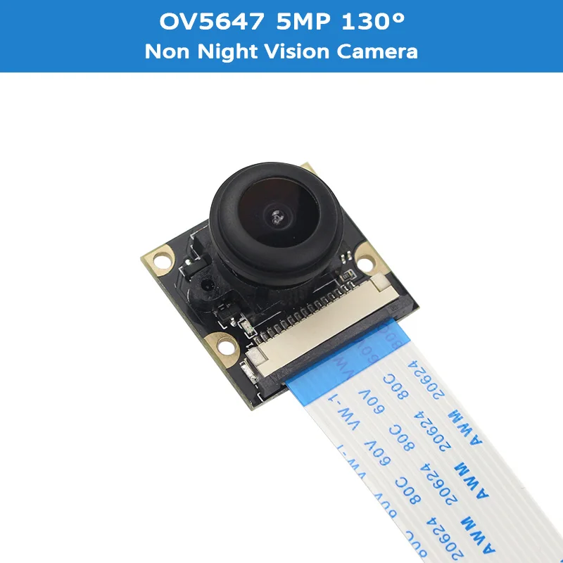 Raspberry Pi Nachtsichtkamera mit 2 Infrarotlicht 5 MP OV5647 Webcam 75 175 IR-CUT-Kamera für Raspberry Pi 4B 3B+ 3B Zero