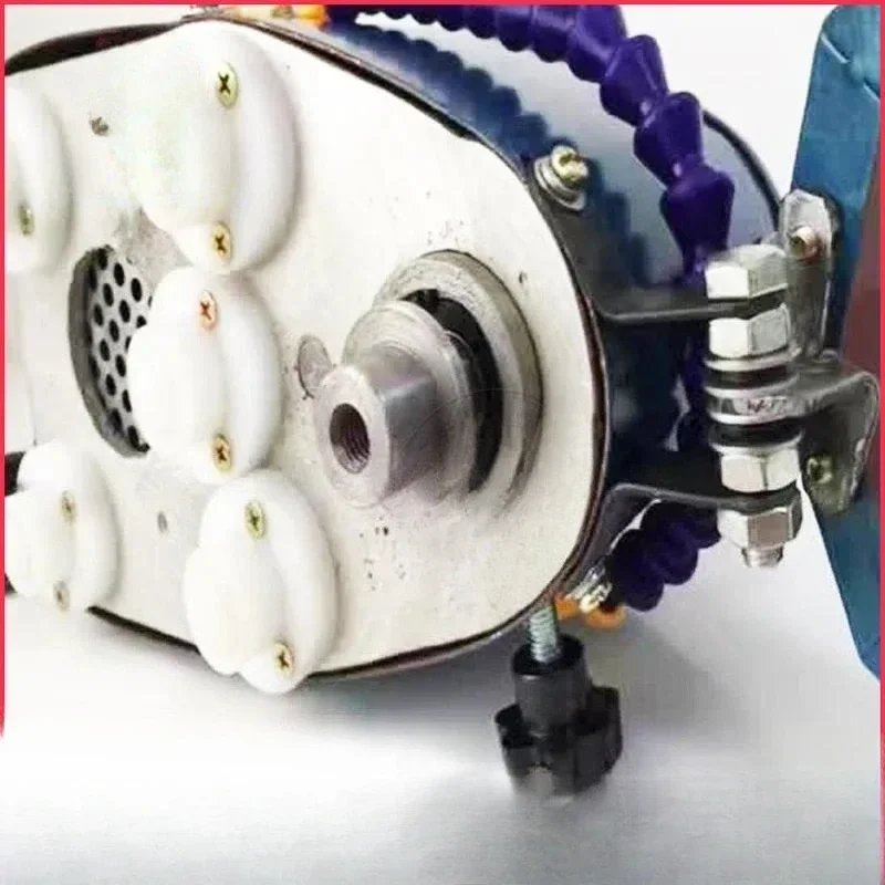 BM-1 Portable Glass Edging Machine, 850W Manual Rough Edge Grinder for Glass Edge Processing