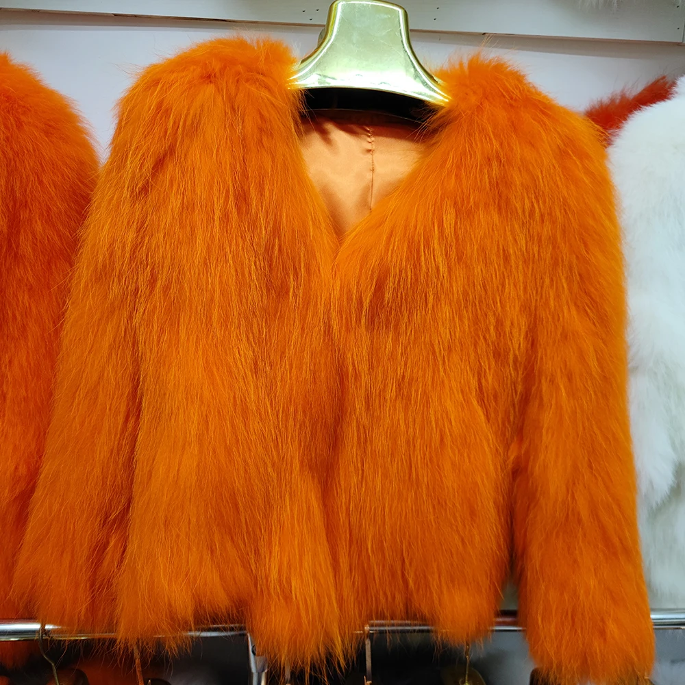 Damskie płaszcze zimowe z długim rękawem, nowy styl 2025, ciepłe, z prawdziwego futra, długie kurtki, wysokiej jakości naturalne futro szopieckie, dziergany płaszcz.