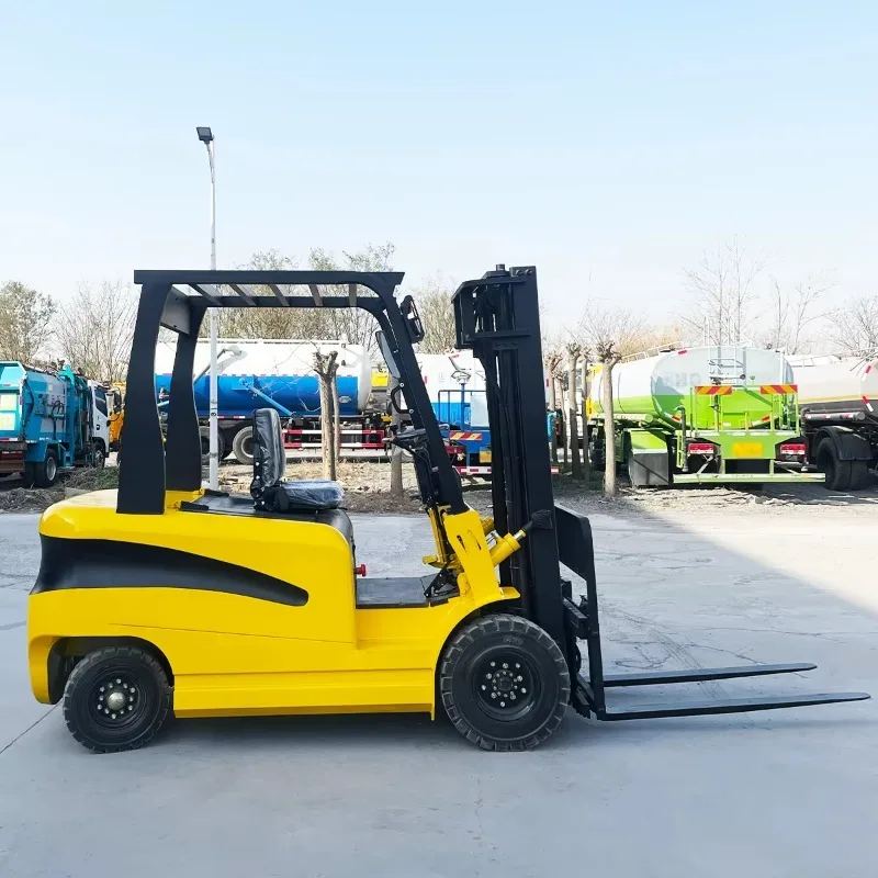 Customized 2.5 Ton Lithium-Ion 4-Wheel Electric Forklift Two-Stage Mast 3-9m Lifting Height For Cold Storage Forklift diesel
