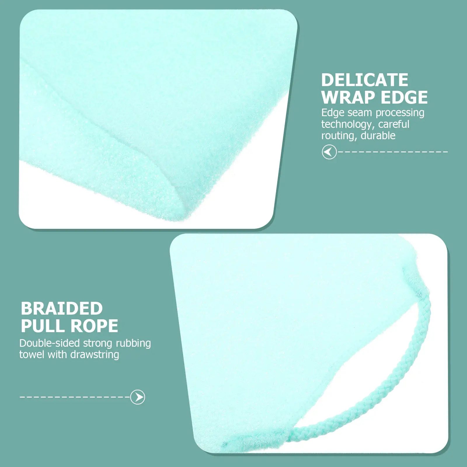 

Длинная полосатая мочалка-полотенце для душа, отшелушивающая, для очищения тела, спины, плеч и шеи, прочная, аксессуар для ванной комнаты