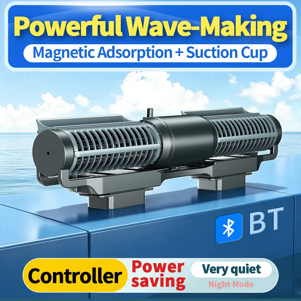Jebao Jecod New DCW Series Bluetooth Flow Pump For Aquarium Fish Tank Circulating Flow Pump App Control DC Water Pump