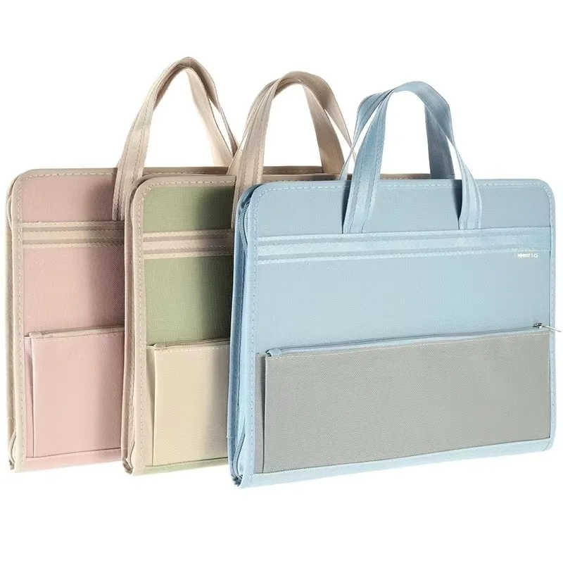 A4 Accordion File Holder Art Portfolio Case A4 Multi Pocket Expandable Folder Bag Artist Drawing Storage Documents Organizer