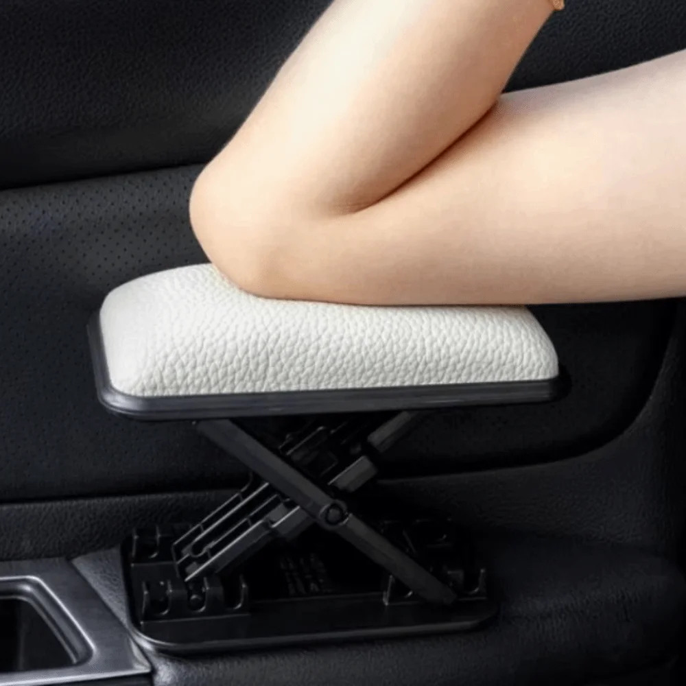 

Adjustable Height Car Armrest Pad Universal Fit Ergonomic Design Armrest Cushion Anti-Fatigue Design Main Driver Position