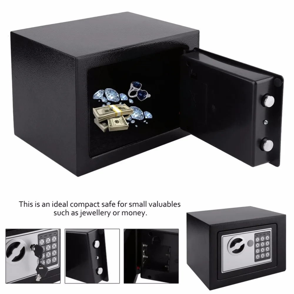 Safety Box Home 4.6L Digital Safe for Money Digital Electronic Safe Box Home Office Jewelry Money Anti-Theft Security Box