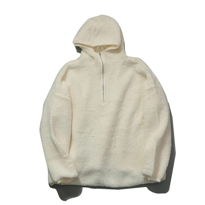 

Ultra Soft Oversize Loose Women's Hoodie Jaet Knitted Sweater Comfortable Fit Casual Sle Long Sve Zipper Closure