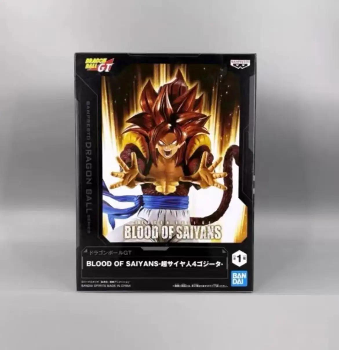 In Stock BANDAI Banpresto Dragon Ball GT Anime Figurines Bos Super Saiya 4 Gogeta PVC Action Figures Model Collection Doll Toy