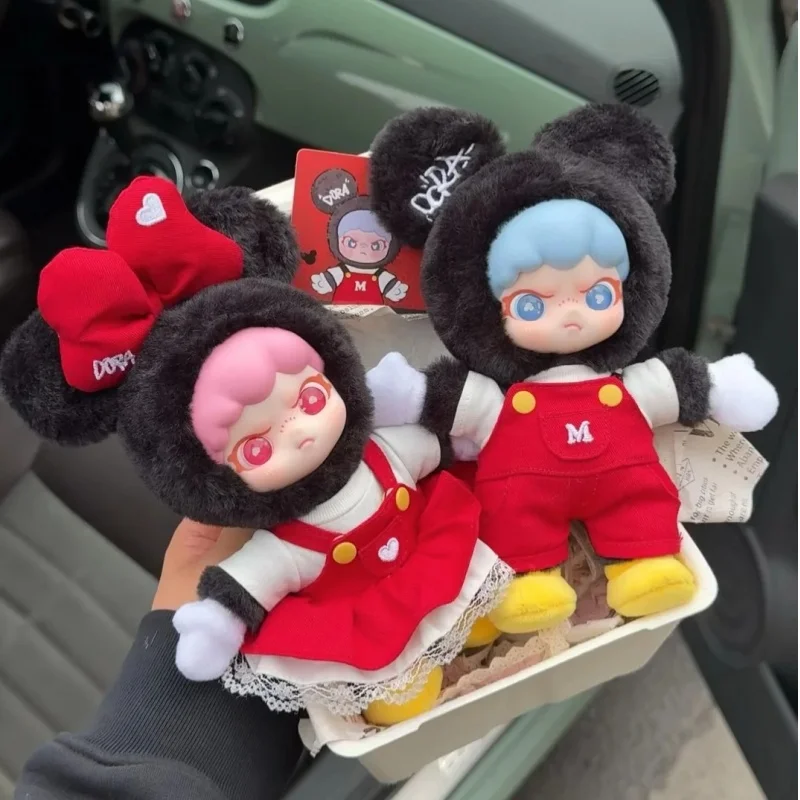 

Genuinetop Toy Dora Mickey Mouse Vinyl Plush Pendant Blind Box Toy Cartoon Anime Figure Doll Dora Minnie Bag Charm Birthday Gift