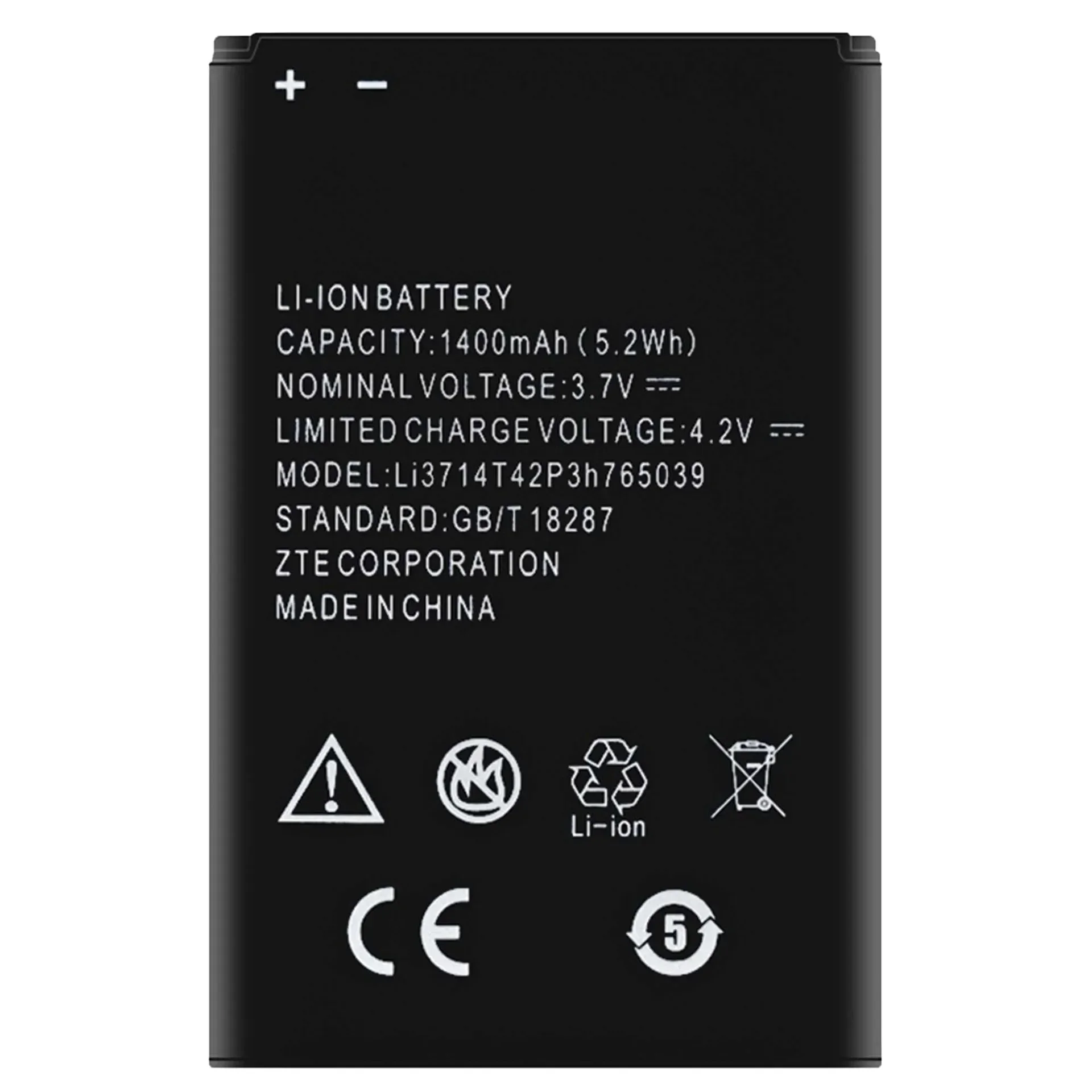 Li3714T42P3H765039 High Quality Replacement Battery For ZTE Blade A3 T220 AF3 A5 F5 T230 T221 Phone Lithium Bateria