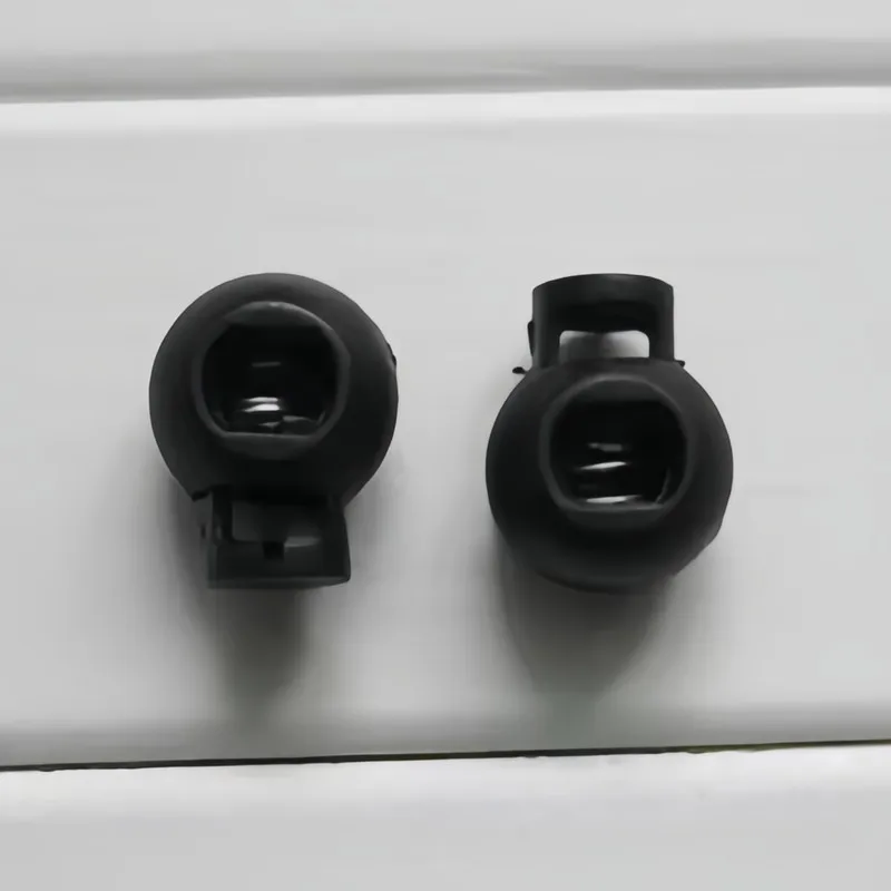 Bild 5: 23 Stück schwarze, robuste Kugelschnallen, Sicherheitsverschluss, langlebig für Rucksäcke, Schnürsenkel, Paracords