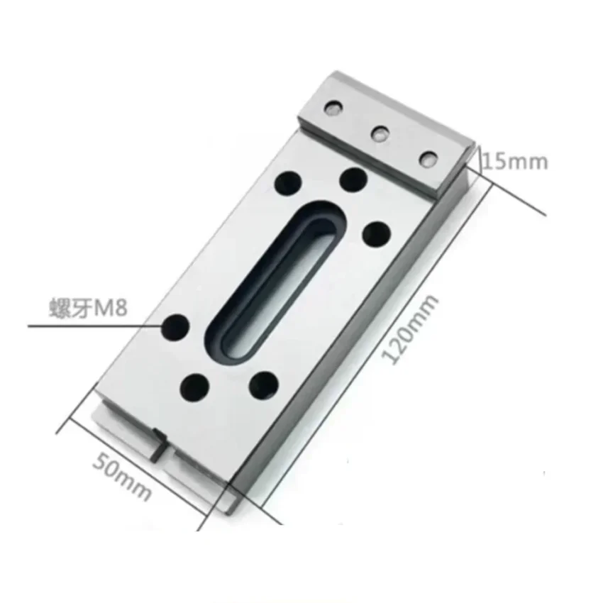 Wire EDM Machine Clamp Tool 120/150X50X15mm Extension Jig Holder Stainless Steel M8 For Sodick DWC Wire Cut EDM Machine 1pc