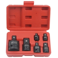 6Pcs Socket Wrench Socket Wrench 1/4 1/2 3/8 3/4 Ratchet Breaker Drive Spanner Set Pneumatic Sleeve Adapter WrenchHand Tool Set