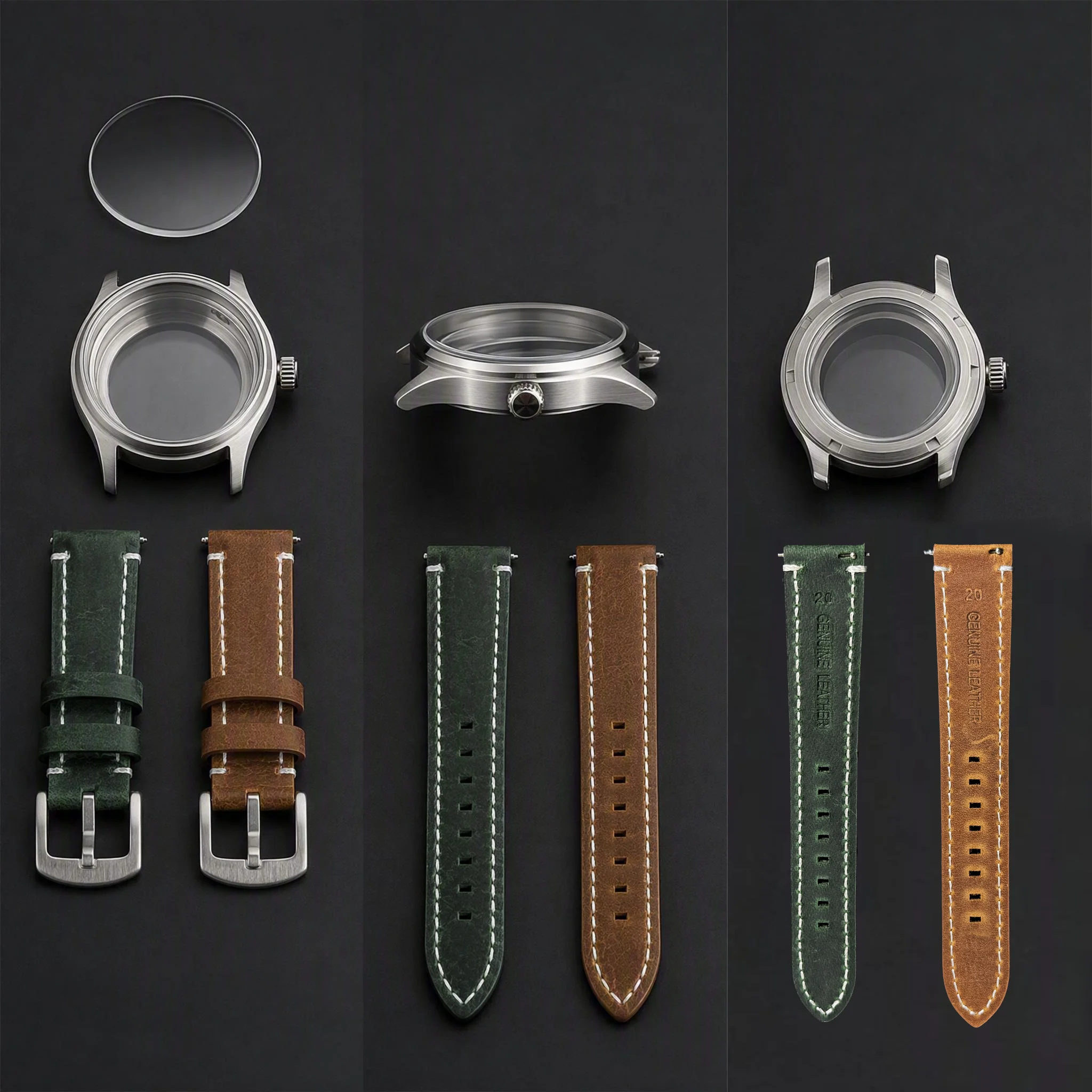36/39 mm horlogekast van roest - Leather Strap Quick Release recensie en prijs