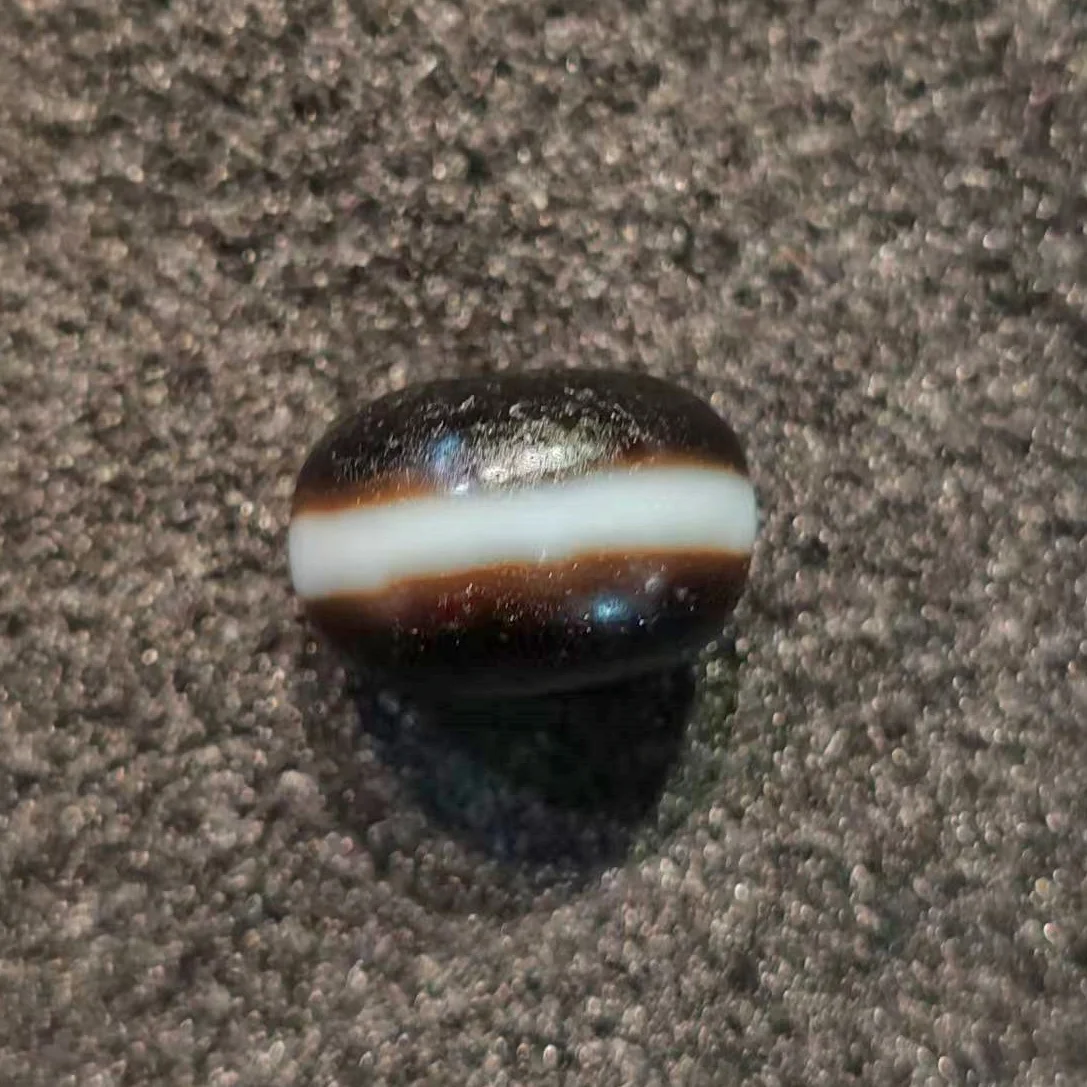 1Pcs Taiwan infiltrates high oil old materials, abacus beads, frontline pharmacists, agate Tianzhu DIY accessories Dzi