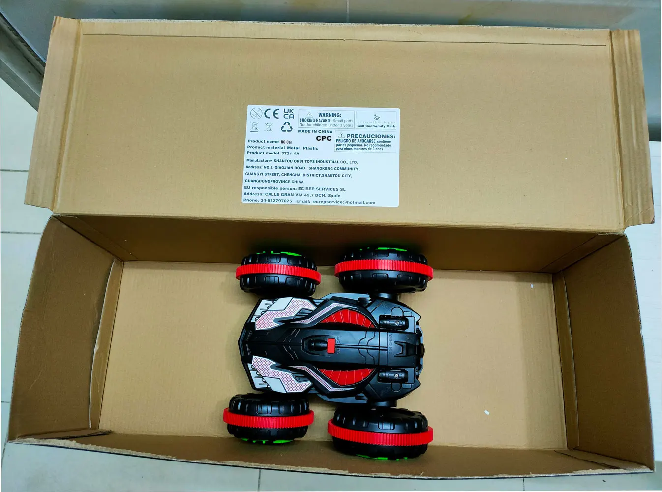 25km/h RC Car Off Road with LED Remote Control Vehicle 1:20 High-Speed Electric Headlight Drift Climbing Cars Toy Gift for Kids