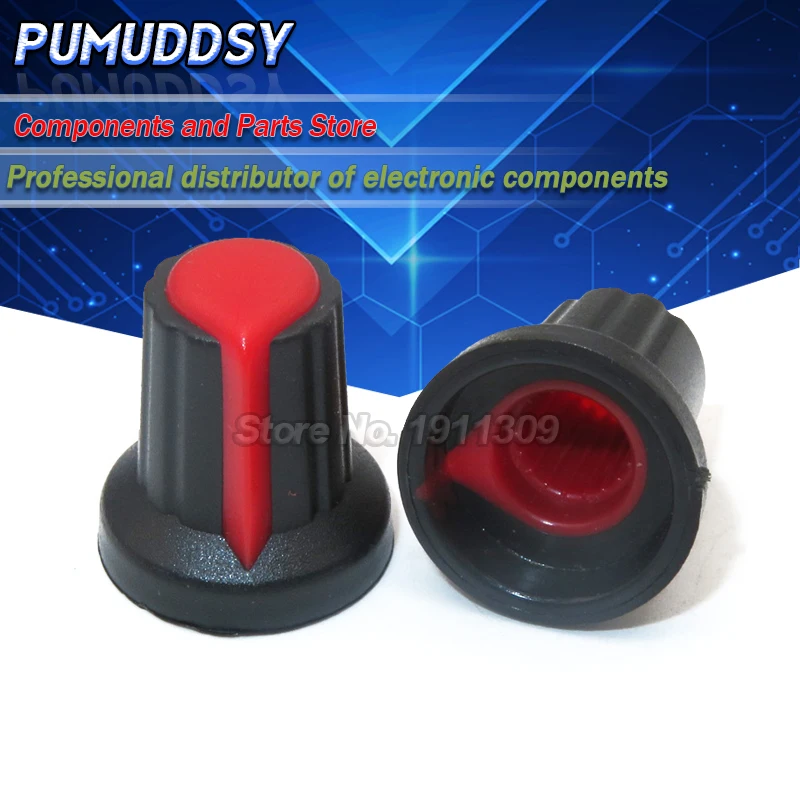 20PCS WH148 knob knob plastic knob AG2 15X17mm type potentiometer amplifier knob