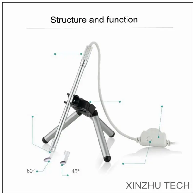 

New Y002 1-500 Magnification Five-Organ Oral Examination Digital Microscope With Bluetooth Box Digital Microscope Endoscope