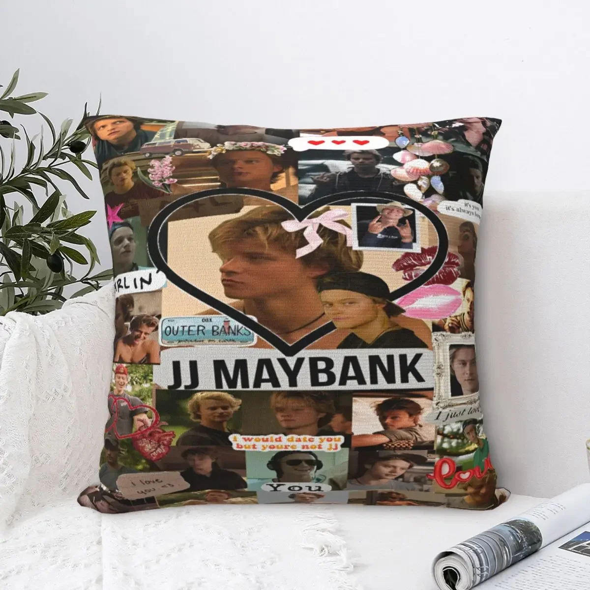 Rudy Pankow JJ Maybank Pillowcase Accessories Printed Cushion Cover Throw Pillow Cover Home Decor Zipper Multi Size