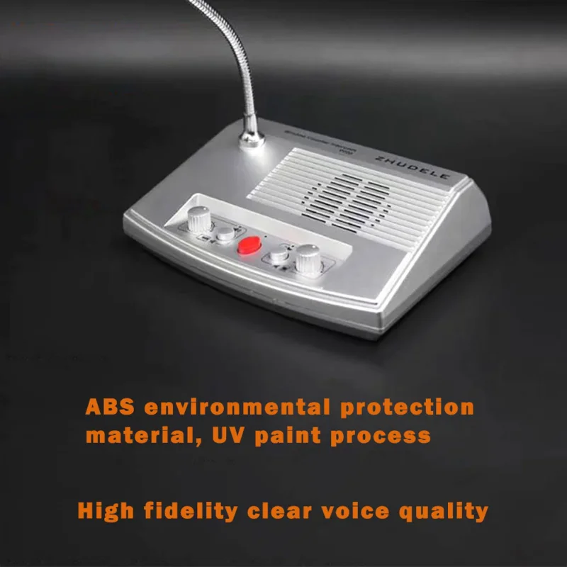 Dual Way Speaker Interphone, Audio Record, Anti-Interference, Window Intercom System, Vidro, Microphon