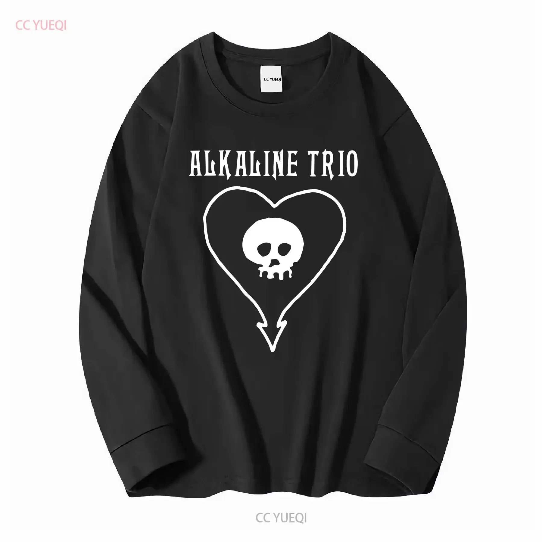 Alkaline Trio T Shirt Punk Band Merch Vintage tour Heavy Cotton vintage Washed Versatile streetwear Slightly Stretched