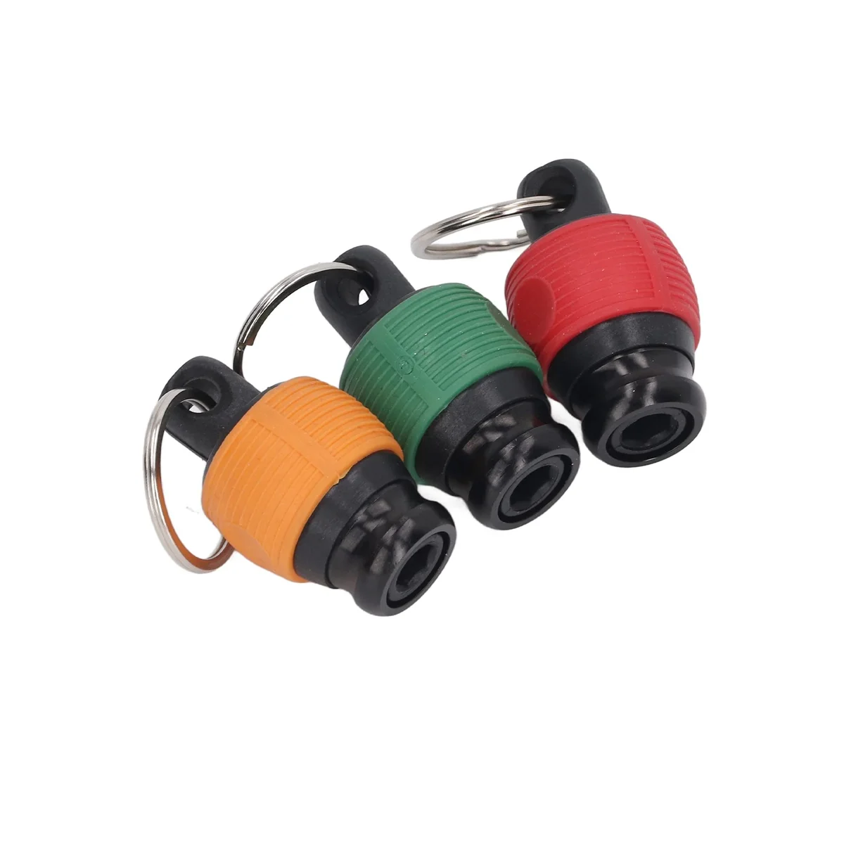 アルミニウム合金ドライバーホルダー、六角ハンドル、延長バー、ドリルねじアダプター、キーチェーン、1 "、4" 、3個