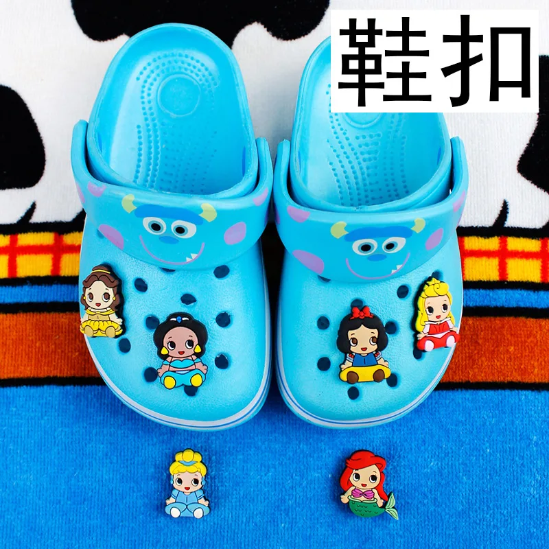 17 Kiểu Dáng Cho Nữ Crocs Giày Khóa Hoạt Hình Dễ Thương Disney Công Chúa Cho Croc Quyến Rũ Nữ Vườn Giày Trang Trí Đảng X-mas Trẻ Em Gril Tặng