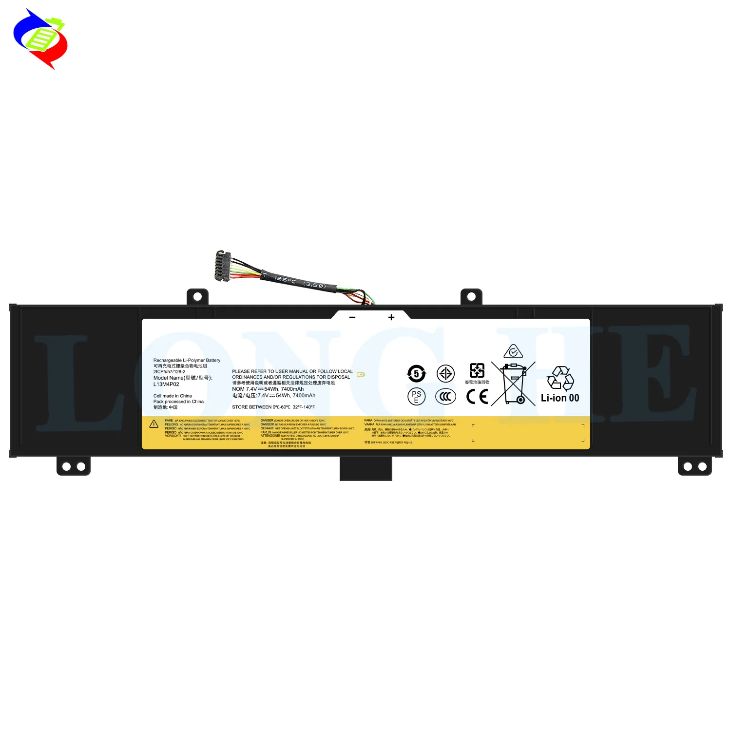 Y50-70 7.4V Laptop Battery for Lenovo Erazer Y50P-70 Y70-70 L13N4P01 L13M4P02 Replacement Battery