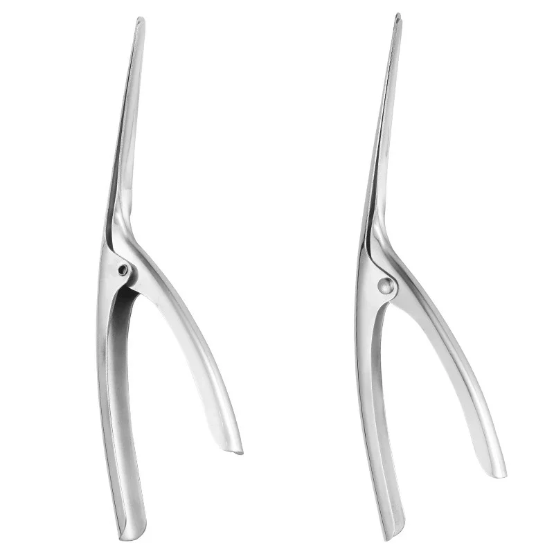

Stainless Steel Shrimp Deveined Device - Ergonomic Fishbone Design，Easy Shell Removal，Kitchen Seafood Preparation Gadget